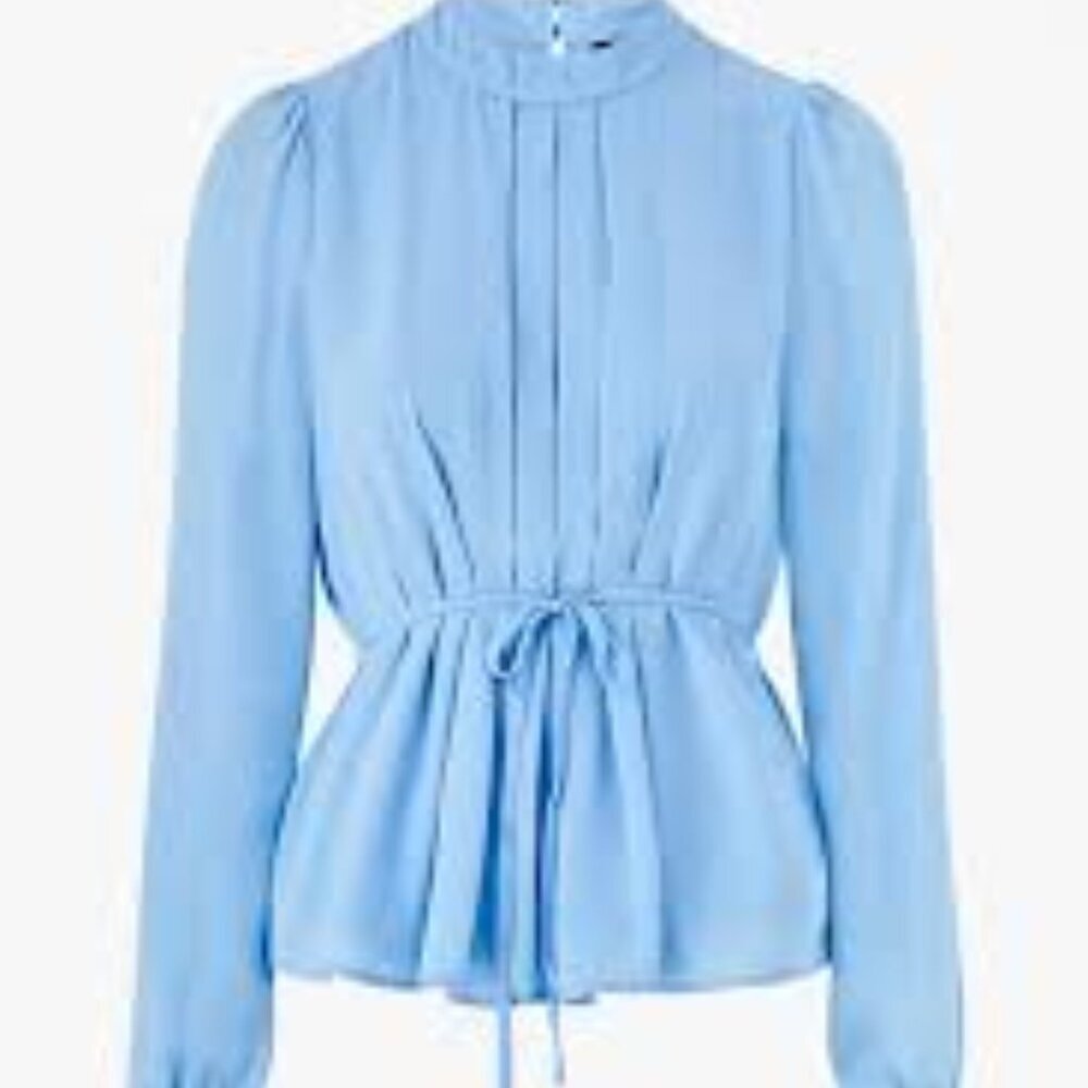 Vero Moda placid blue top VMJESSICA LS - M